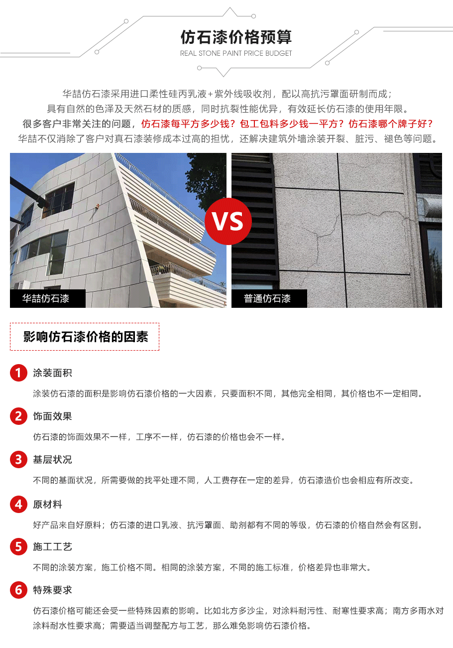 仿石漆價格頁面
